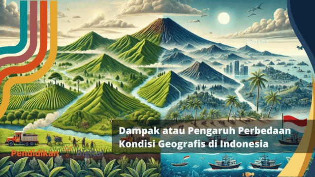 Dampak atau Pengaruh Perbedaan Kondisi Geografis di Indonesia