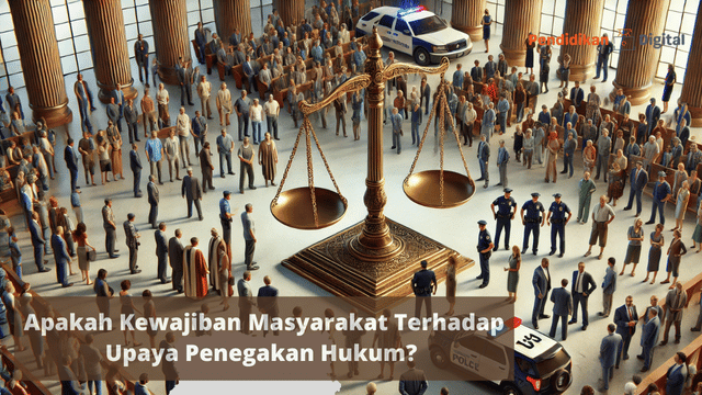 Apakah Kewajiban Masyarakat Terhadap Upaya Penegakan Hukum? Ini Jawabannya